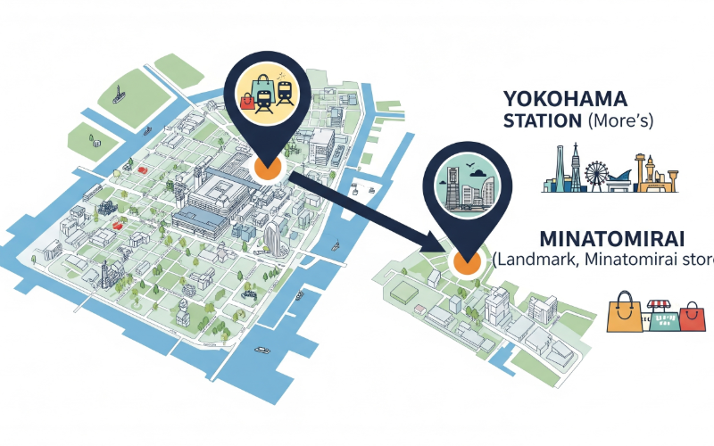ダイヤモンドシライシ横浜モアーズ店と他2店舗の比較