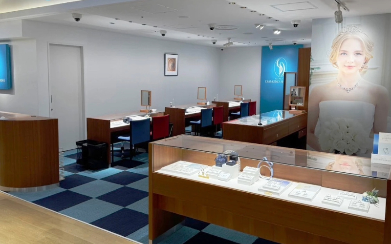 ダイヤモンドシライシ横浜モアーズ店の場所と提携駐車場