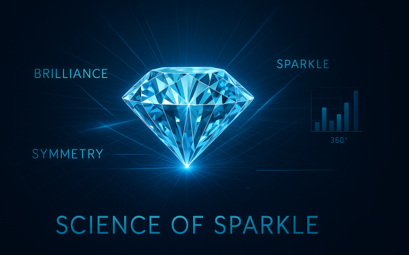 ダイヤモンドの輝きを証明するサリネライト