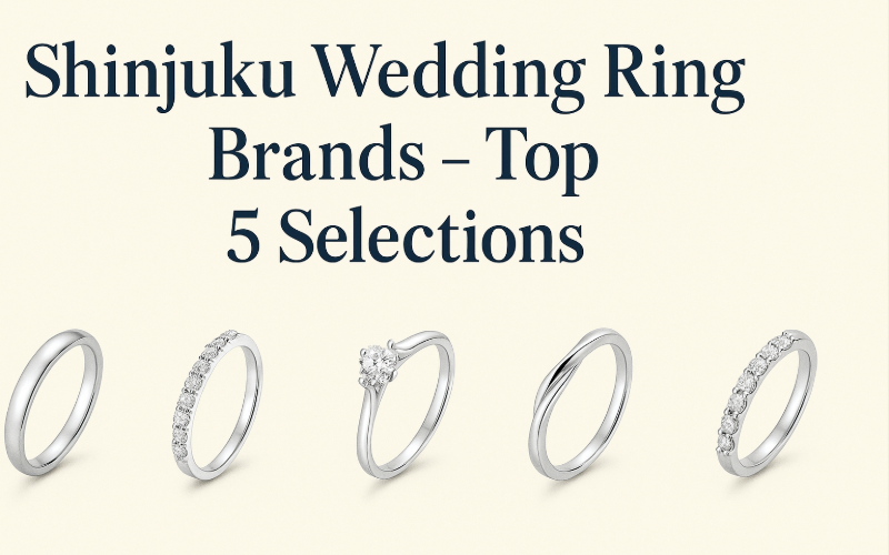 新宿で人気の結婚指輪ブランド5選