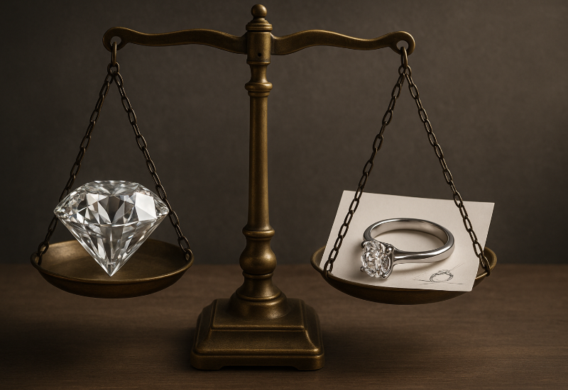 婚約指輪の相場を決める要素