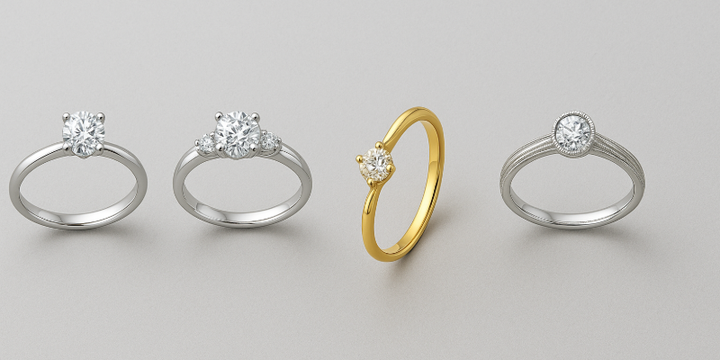 婚約指輪のデザインと相場