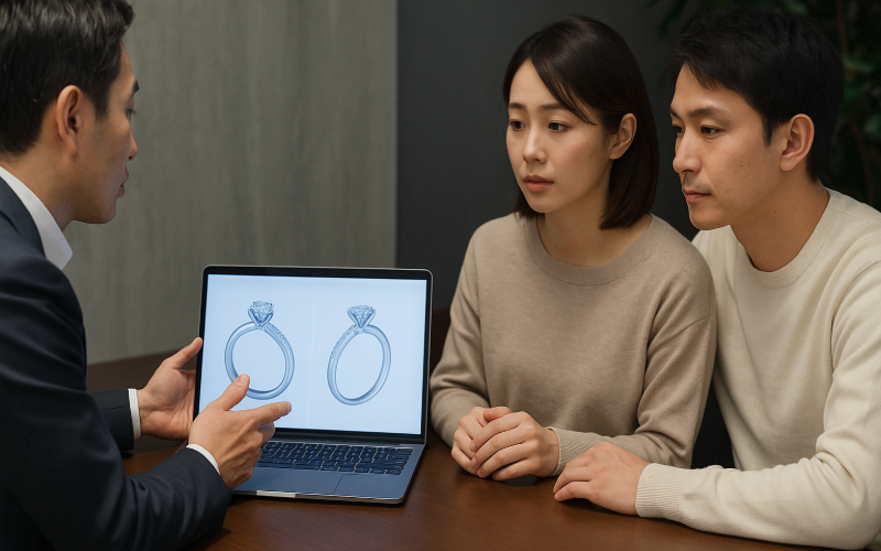 紛失したダイヤモンドシライシの指輪の再購入