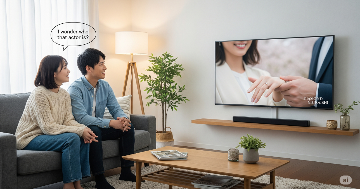 話題のダイヤモンドシライシCM