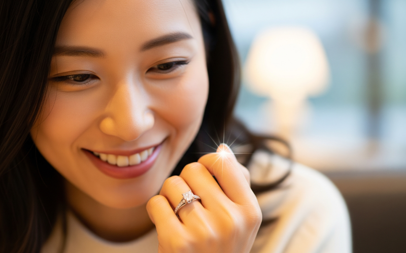 シライシの指輪「ブーケ」の評判が良い人