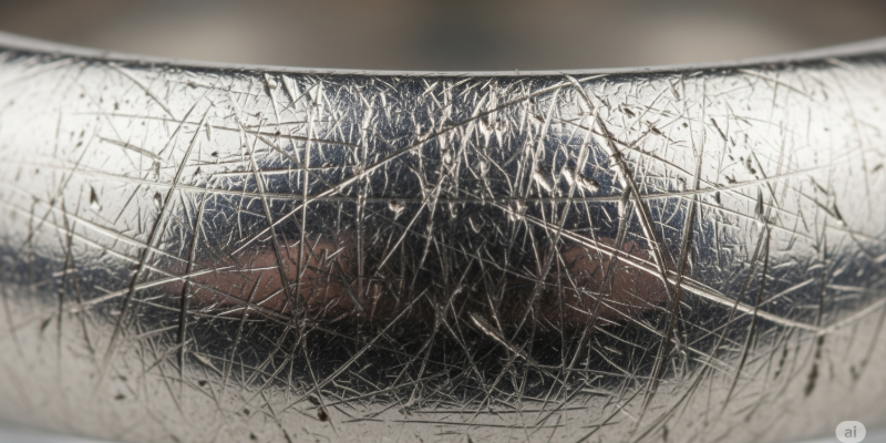 傷つきやすいプラチナの結婚指輪