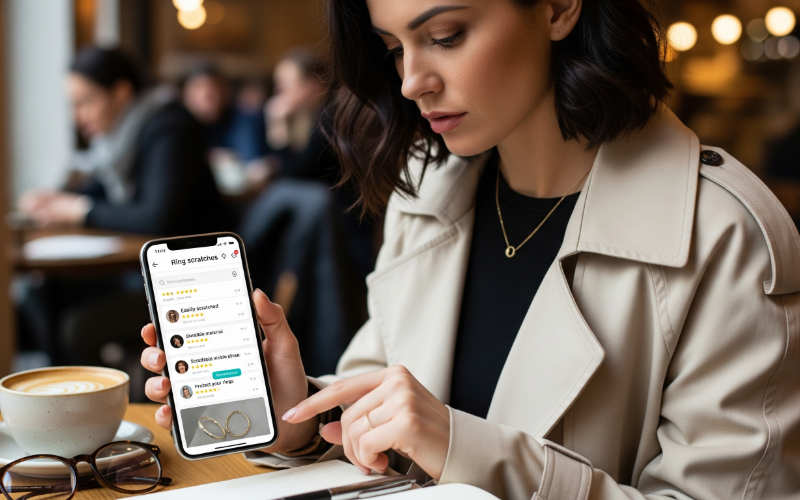 ダイヤモンドシライシが傷つきやすいか口コミで確認