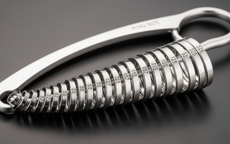 ミル打ちリングのサイズ直し