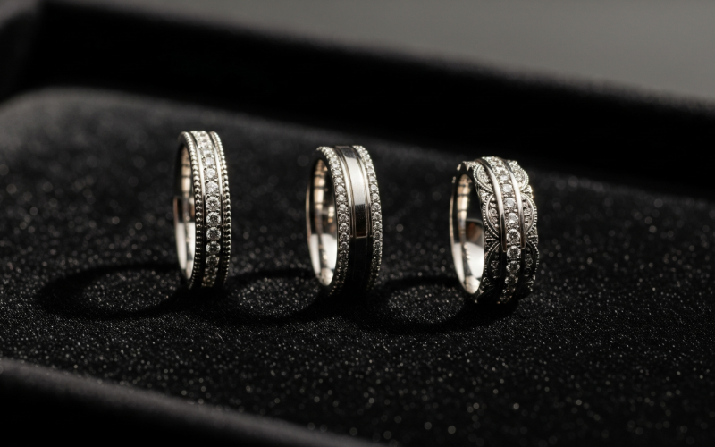 人気のダイヤモンドシライシのミル打ちデザイン