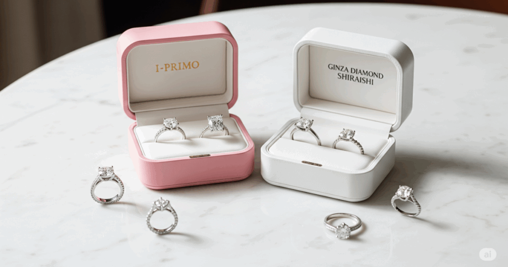 アイプリモと銀座ダイヤモンドシライシの比較