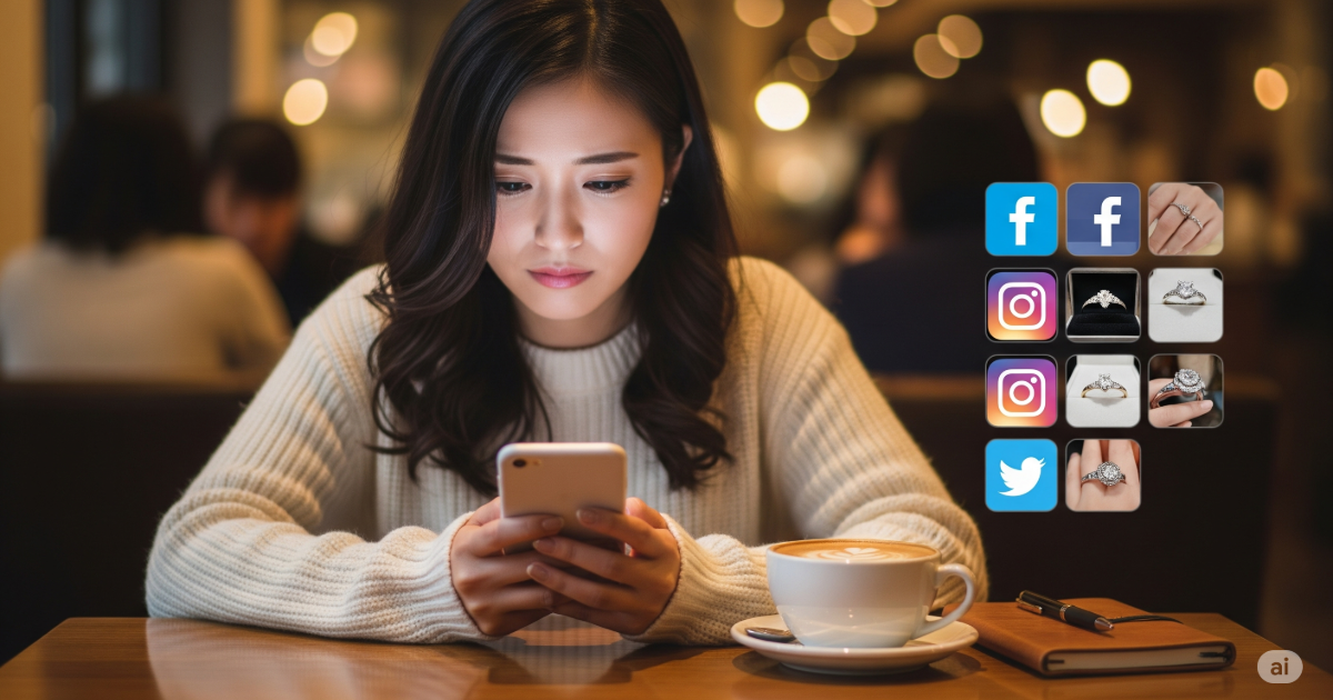 アイプリモの指輪が恥ずかしいか悩む女性