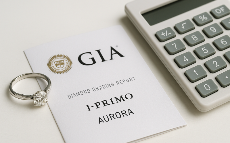 アイプリモ「オーロラ」の値段とダイヤモンドの品質