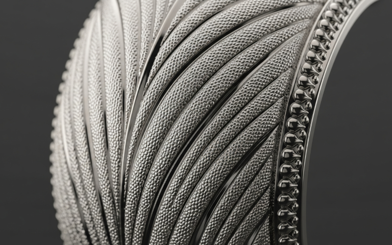 エクセルコダイヤモンド「ルヴォワール」の布のようなデザイン

